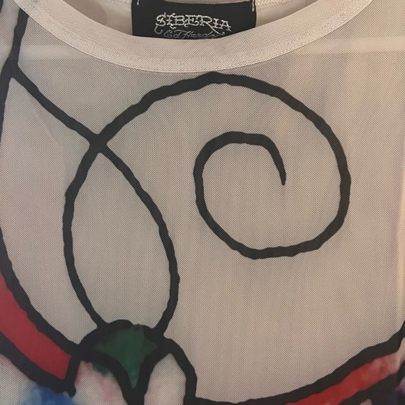 Ed Hardy Siberia Hills Mesh Mini Dress - Picture 4 of 6